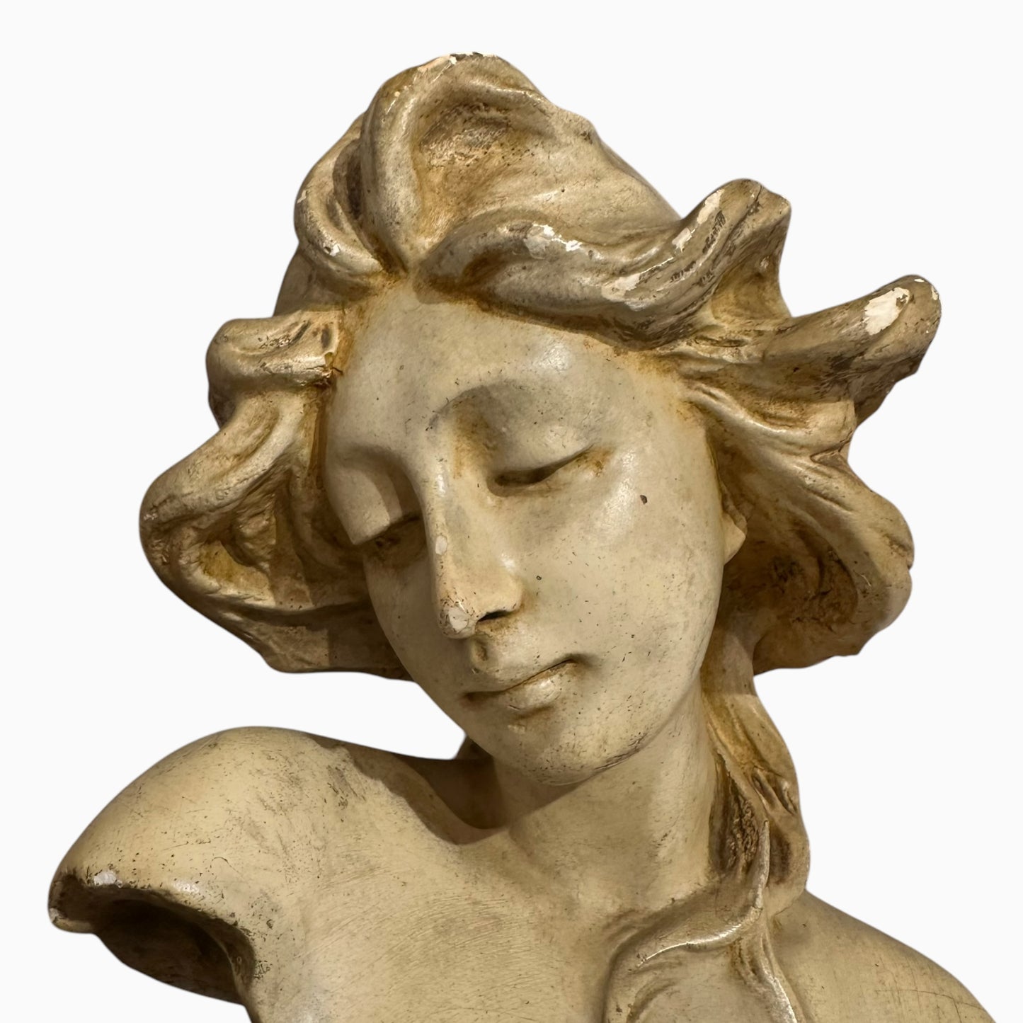 Vintage Ceramic Bust of Lygie