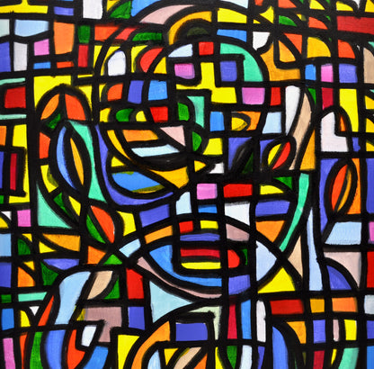 GEOMETRIC ABSTRACT PAINTING