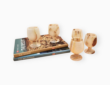 ONYX MARBLE GOBLETS