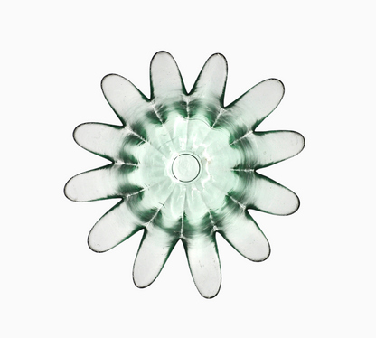 FLOWER SHAPED GLASS BOWL