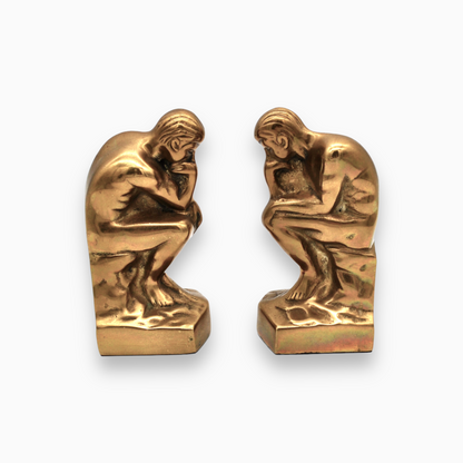 RODIN'S "THE THINKER" BOOKENDS