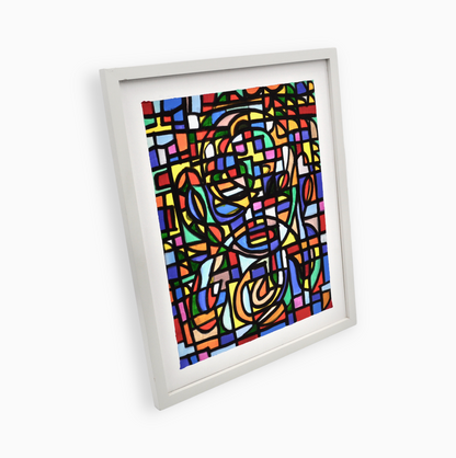 GEOMETRIC ABSTRACT PAINTING