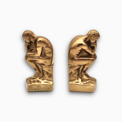 RODIN'S "THE THINKER" BOOKENDS