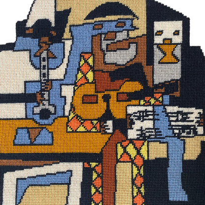 PICASSO'S "THREE MUSICIANS" NEEDLEPOINT