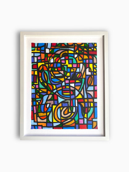 GEOMETRIC ABSTRACT PAINTING
