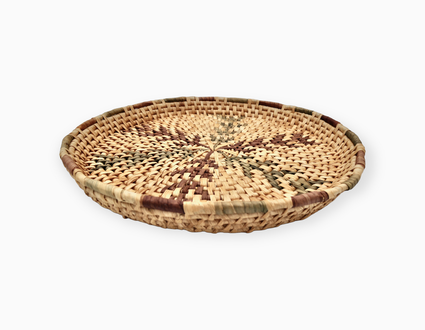 WOVEN WICKER TRAY