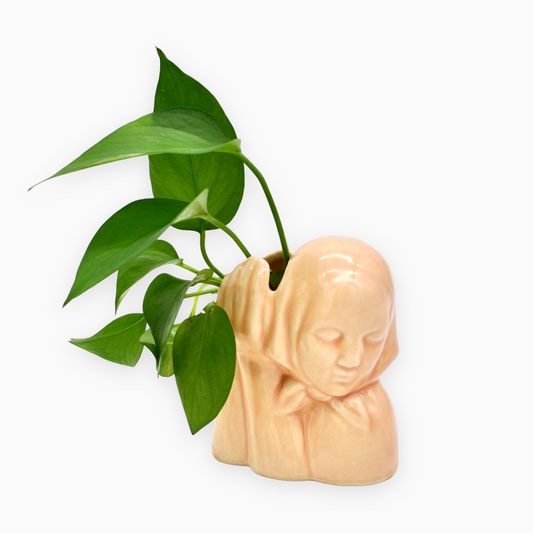 CERAMIC HEAD VASE
