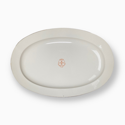 FLORAL SERVING PLATTER