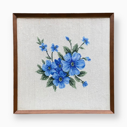 FLORAL NEEDLEPOINT